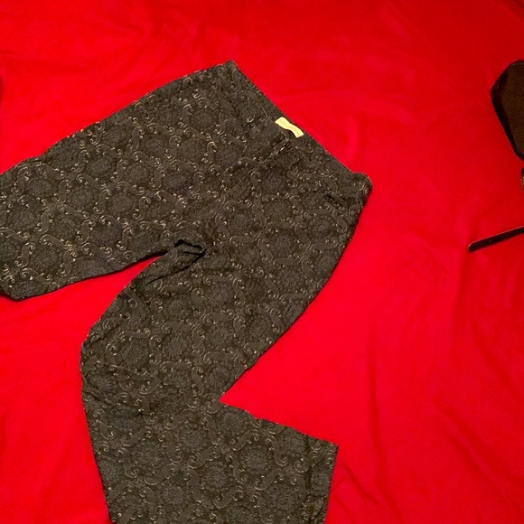 Doncaster Textured Straight-Leg Pants - Black, Size 10 - Picture 2 of 4